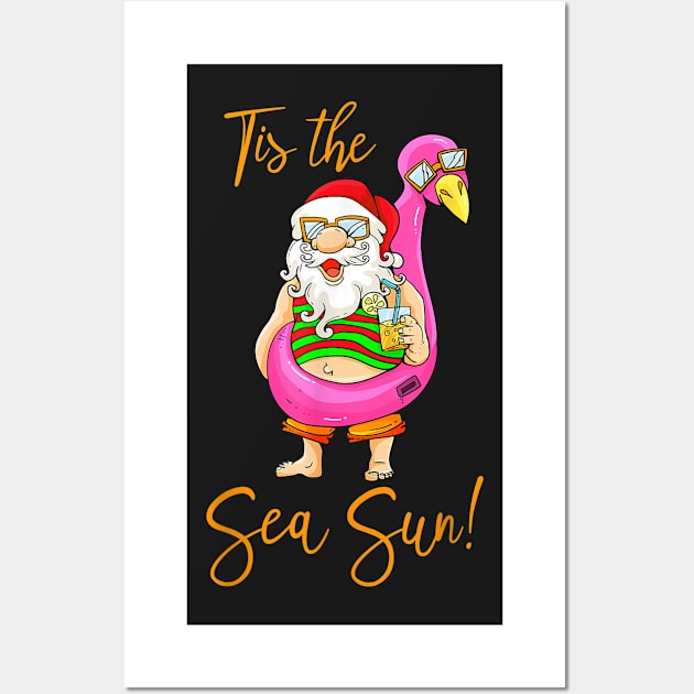 Tis the Sea-Sun Christmas in July 3 Wall Art by Levandotxi